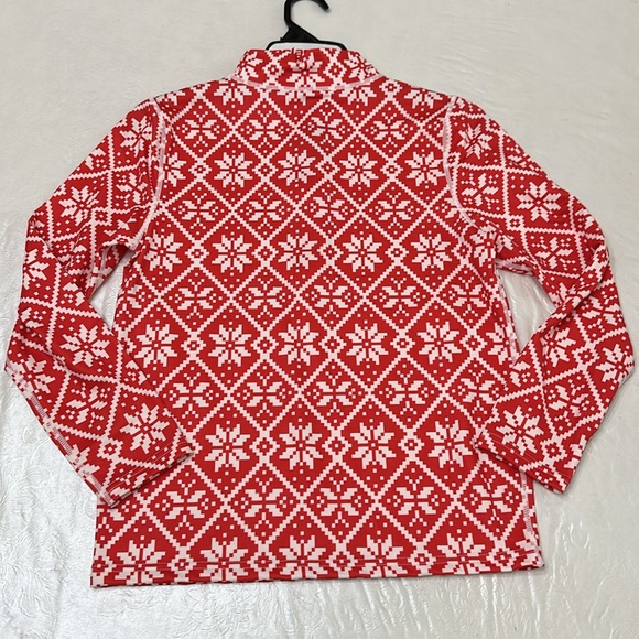 PolarMax QUATTRO FLEECE BASELAYER SET - Red/White - Picture 7 of 10